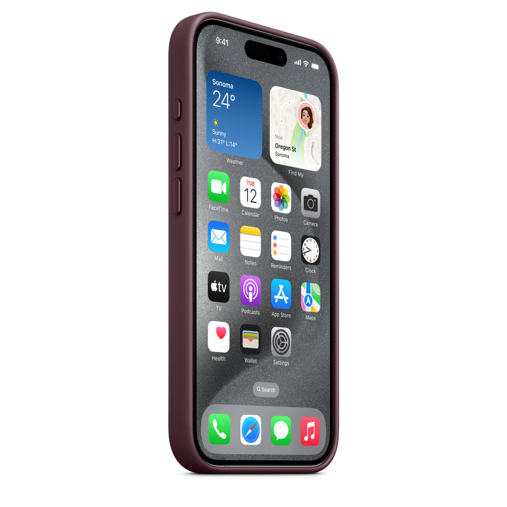 iPhone 15 Pro FineWoven Case with MagSafe - Mulberry